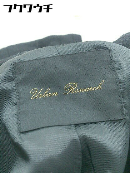 ■ URBAN RESEARCH アーバンリサーチ ジップアップ フード コート サイズFREE ブラック レディース 【中古】