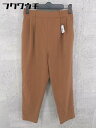 ◇ Ray BEAMS レイビームス タック テーパード パンツ サイズ0 ブラウン レディース 【中古】(4)