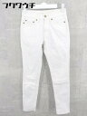 ◇ PLST プラステ ストレッチ パンツ サイズ22 ホワイト レディース 【中古】