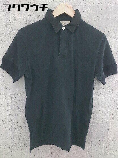 ◇ ◎ HAVERSACK ハバーサック 半袖 ポロシャツ サイズM ブラック メンズ 【中古】