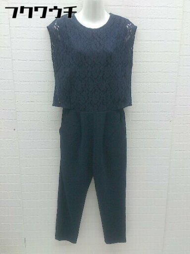 ◇ apart by lowrys アパートバイ ローリーズ レース フレンチスリーブ コンビネゾン サイズM ネイビー レディース 【中古】 ◇ apart by lowrys アパートバイ ローリーズ レース フレンチスリーブ コンビネゾン サイズM ネイビー レディース 【中古】