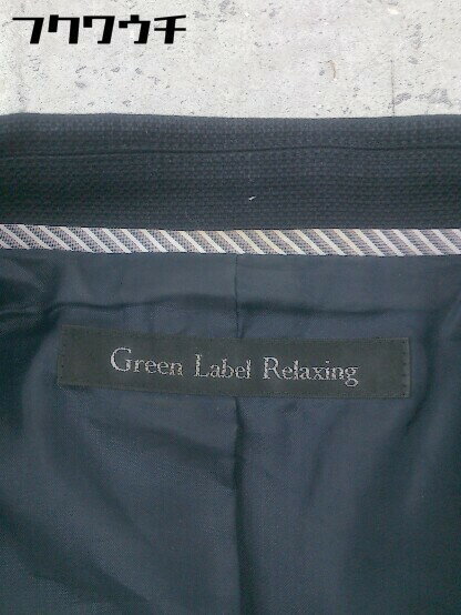 ◇ green label relaxing UNITED ARROWS 1B シングル 長袖 テーラード ジャケット サイズ36 ネイビー系 レディース 【中古】