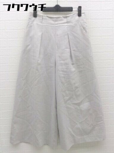 ◇ green label relaxing UNITED ARROWS ワイド パンツ サイズ40 ライトグレー レディース 【中古】 ◇ green label relaxing UNITED ARROWS ワイド パンツ サイズ40 ライトグレー レディース 【中古】