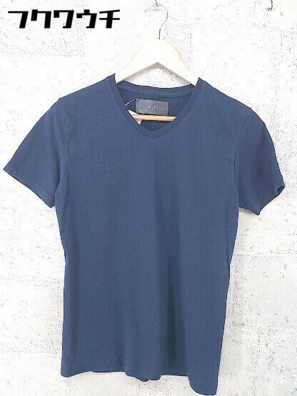 ◇ wjk ダブルジェイケイ Vネック 半袖 Tシャツ カットソー サイズS ネイビー メンズ 【中古】