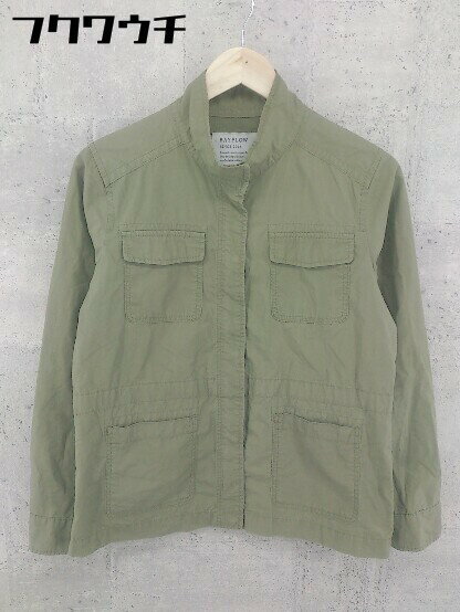 ◇ BAYFLOW ベイフロー 長袖 ジップアップ ジャケット サイズ38 カーキ レディース 【中古】