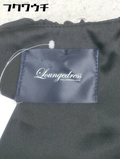 ◇ LOUNGEDRESS ラウンジドレス ノースリーブ ミニ ワンピース ブラック レディース 【中古】