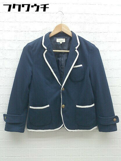 ◇ ROPE PICNIC ロペピクニック 長袖 ジャケット サイズ38 ネイビー レディース 【中古】