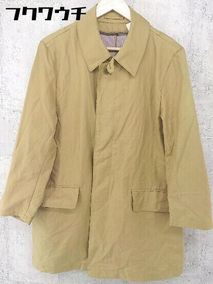 ◇ JUNMEN ジュンメン ステンカラー コート サイズM ブラウン メンズ 【中古】