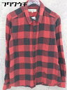 ◇ BEAUTY&YOUTH UNITED ARROWS ビューティアンドユース 長袖 シャツ サイズM ブラック レッド メンズ 【中古】