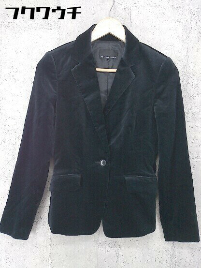 ◇ M-PREMIER エムプルミエ 長袖 テーラード ジャケット サイズ36 ブラック レディース 【中古】