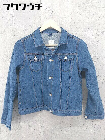 ◇ CHILD WOMAN チャイルドウーマン 長袖 デニム ジャケット Gジャン サイズF ネイビー レディース 【中古】