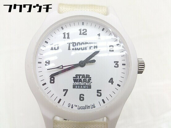 ◇ BEAMS ビームス TicTac STAR WARS クォーツ式 3針 アナログ 動作未確認 腕時計 ウォッチ ホワイト メンズ 【中古】