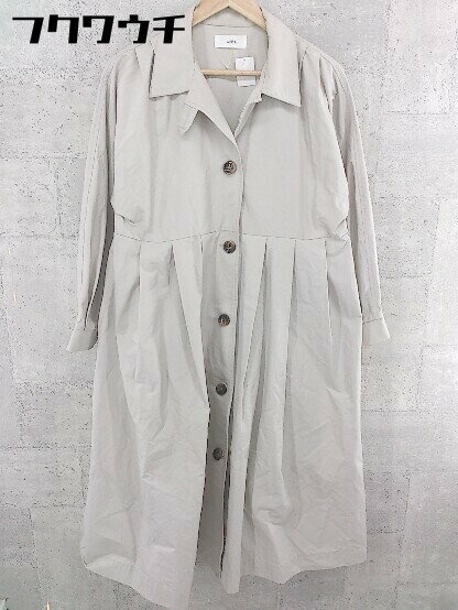 ◇ select MOCA セレクト モカ 長袖 ロング コート サイズF グレー レディース 【中古】