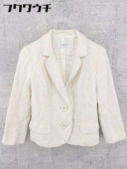 ◇ Spick & Span スピック&スパン シングル 2B 長袖 テーラードジャケット サイズ36 ライトベージュ レディース 【中古】