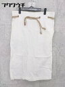 ◇ ◎ Sonny Label URBAN RESEARCH ウエストベルト付き 膝下丈 スカート サイズ38 ホワイト レディース 【中古】