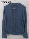 ◇ nano universe ナノユニバース 長袖 ジャケット サイズ36 ネイビー レディース 【中古】(4)