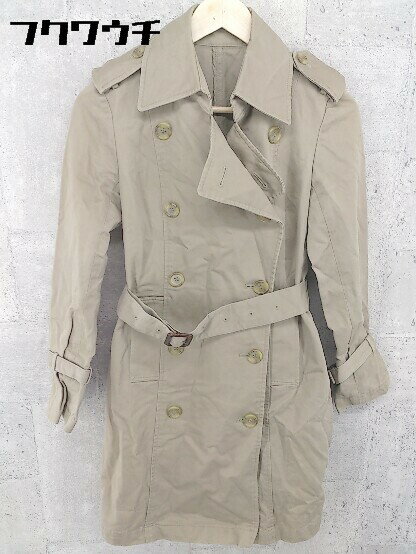 ◇ ◎ GRACE グレース 長袖 トレンチ コート サイズ36 ベージュ レディース 【中古】