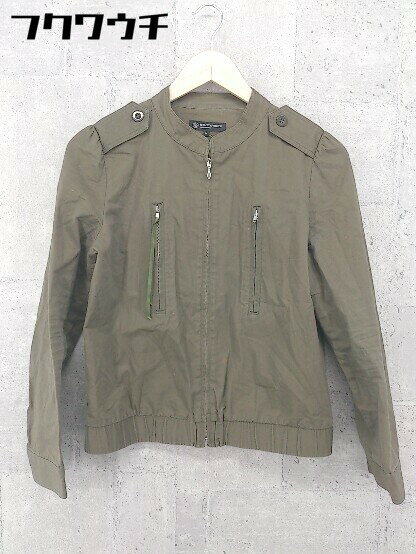 ◇ BEAUTY & YOUTH ビューティアンドユース UNITED ARROWS 長袖 ジップアップ ジャケット サイズM ブラウン レディース 【中古】