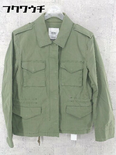 ◇ KHAKI Spick&Span スピック&スパン ジップアップ ミリタリー ジャケット サイズ38 カーキ レディース 【中古】 ◇ KHAKI Spick&Span スピック&スパン ジップアップ ミリタリー ジャケット サイズ38 カーキ レディース 【中古】