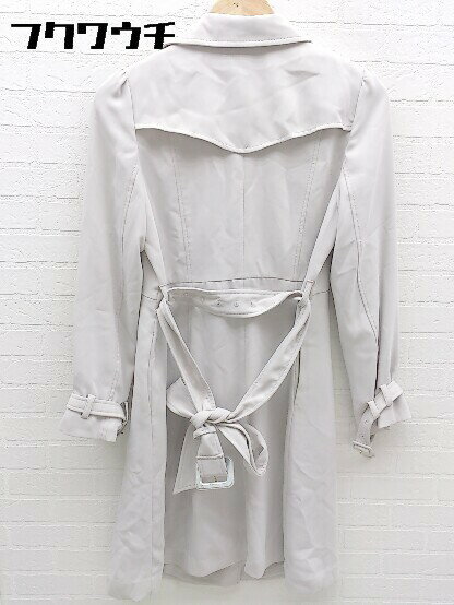 ◇ ◎ MISCH MASCH ミッシュマッシュ ウエストベルト付き トレンチ コート サイズ38 グレー レディース 【中古】