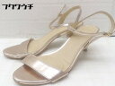◇ RANDA ランダ サンダル サイズL ピンクゴールド レディース 【中古】