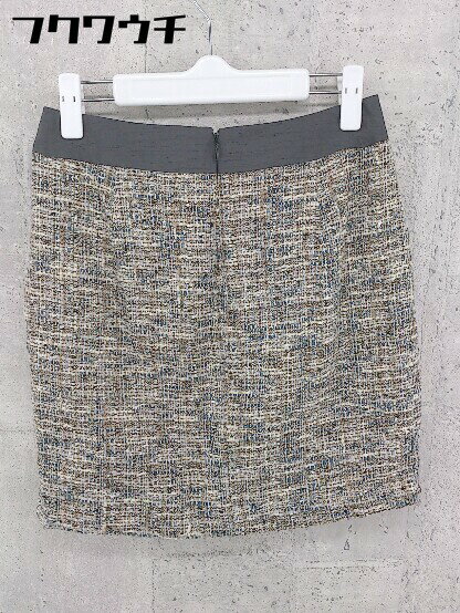 ◇ ◎ COUP DE CHANCE クードシャンス タグ 当て布付 ミニ スカート サイズ38 ベージュ系 レディース 【中古】