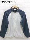 ◇ Champion チャンピオン 長袖 ジップアップ ジャケット サイズO ホワイト ネイビー メンズ 【中古】