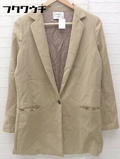 ◇ STUDIOUS ステュディオス テーラード ジャケット サイズ1 ベージュ レディース 【中古】