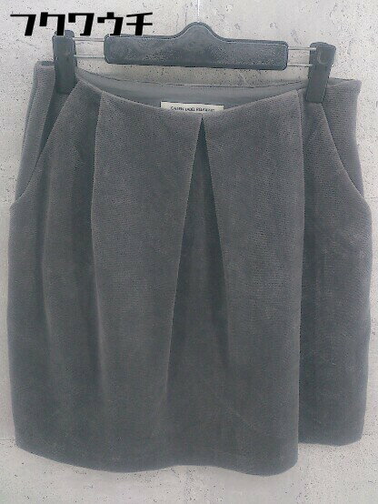 ◇ green label relaxing グリーンレーベル UNITED ARROWS ミニ ギャザー スカート グレー レディース 【中古】
