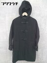■ Simplicite シンプリシテェ 長袖 ダッフル コート ブラック レディース 【中古】(4)