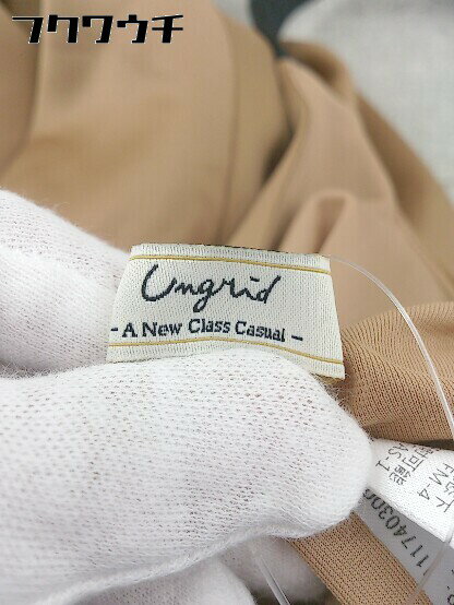 ◇ Ungrid アングリッド 裾スリット オールインワン サイズFREE ベージュ レディース 【中古】