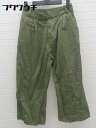 ◇ URBAN RESEARCH DOORS アーバンリサーチ ドアーズ パンツ サイズ38 カーキ レディース 【中古】