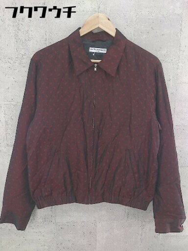 ◇ AMERICAN RAG CIE アメリカンラグシー 総柄 長袖 ジップアップ ジャケット サイズ1 レッド レディース 【中古】 ◇ AMERICAN RAG CIE アメリカンラグシー 総柄 長袖 ジップアップ ジャケット サイズ1 レッド レディース 【中古】