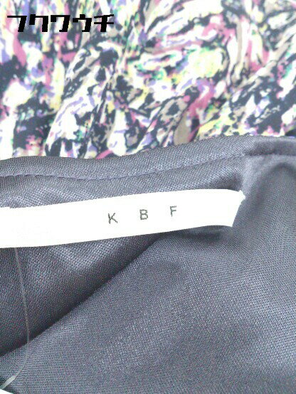 ◇ KBF アーバンリサーチ 総柄 ノースリーブ ミニ チュニック ワンピース サイズONE パープル マルチ レディース 【中古】