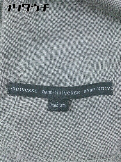 ◇ nano universe ナノユニバース 長袖 ジャケット サイズM グレー メンズ 【中古】