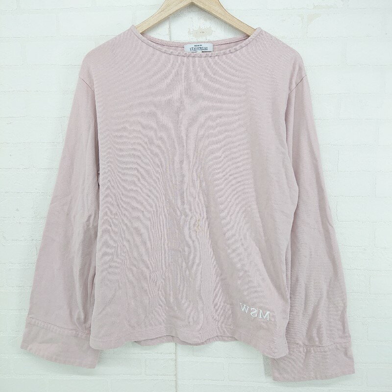 ◇ MOUSSY STUDIOWEAR ワイドスリーブ カットソー サイズF ピンク レディース E 【中古】(4)