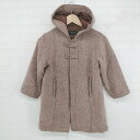 ◇ COMME CA ISM コムサイズム キッズ 子供服 長袖 コート サイズ120A ブラウン系 グレー系 マルチ レディース メンズ E 【中古】