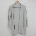 ◇ Sonny Label URBAN RESEARCH ショールカラー シンプル 長袖 カーディガン サイズF ライトグレー系 レディース E 【中古】(4)