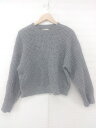 ◇ Java× classicalelf コラボ 長袖 ニット セーター サイズM グレー系 レディース E 【中古】(4)