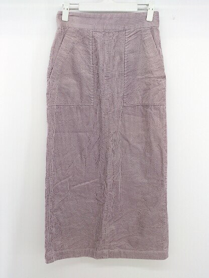 ◇ green label relaxing UNITED ARROWS コーデュロイ ロング タイト スカート サイズ36 パープル系 レディース E 【中古】