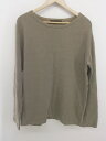 ◇ SENSE OF PLACE URBAN RESEARCH 長袖 スウェット Tシャツ カットソー サイズ M カーキ メンズ E 【中古】