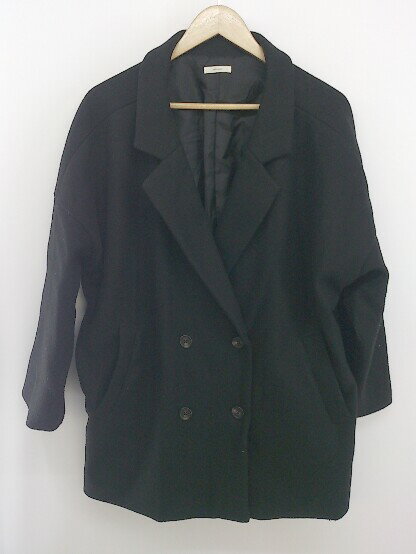 ◇ apres jour アプレジュール 長袖 コート サイズF ブラック レディース E 【中古】