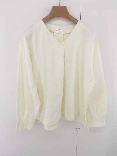 ◇ THE SHOP TK ザ ショップ ティーケー スキッパー 長袖 カットソー プルオーバー サイズL アイボリー系 レディース E 【中古】 ◇ THE SHOP TK ザ ショップ ティーケー スキッパー 長袖 カットソー プルオーバー サイズL アイボリー系 レディース E 【中古】