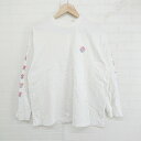 ◇ PAGEBOY × はま寿司 ビッグシルエット 長袖 ロンT Tシャツ カットソー サイズ F ホワイト マルチ レディース E 【中古】