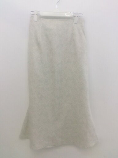 ◇ one after another NICE CLAUP 花柄 ロング マーメイド スカート サイズ F ベージュ グレー レディース P 【中古】 ◇ one after another NICE CLAUP 花柄 ロング マーメイド スカート サイズ F ベージュ グレー レディース P 【中古】