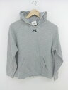 ◇ UNDER ARMOUR ロゴマーク キッズ 子供服 長袖 プルオーバー パーカー サイズYLG グレー系 マルチ レディース メンズ P 【中古】