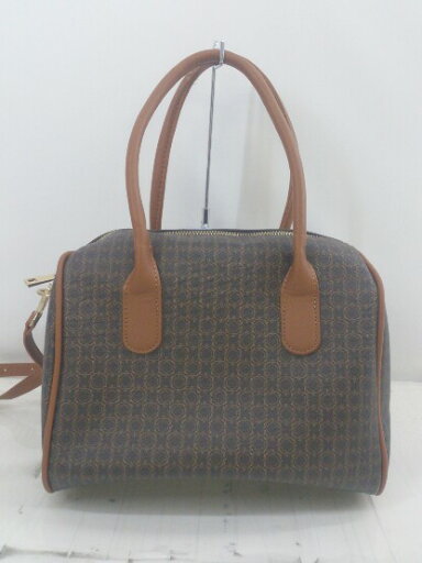 ◇ one after another NICE CLAUP 総柄 ショルダー ハンド バッグ ブラウン系 レディース E 【中古】 ◇ one after another NICE CLAUP 総柄 ショルダー ハンド バッグ ブラウン系 レディース E 【中古】