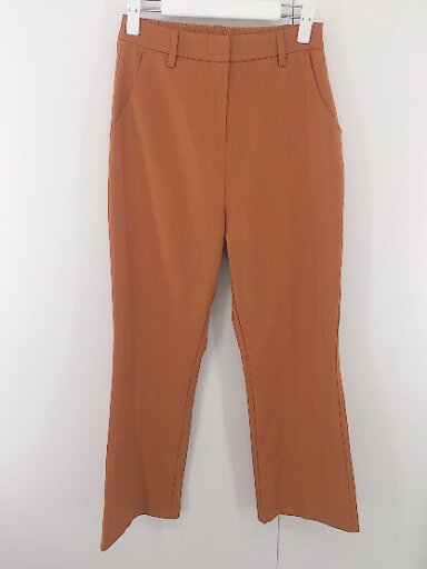 ◇ WHO'S WHO gallery バックゴム スラックス パンツ サイズF テラコッタ オレンジ系 レディース P 【中古】 ◇ WHO'S WHO gallery バックゴム スラックス パンツ サイズF テラコッタ オレンジ系 レディース P 【中古】