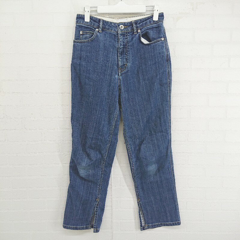 ◇ SISIDENIME Aga サイドスリット デニム ジーンズ パンツ サイズ9 ブルー系 レディース P 【中古】