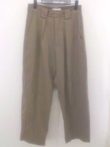 ◇ remer リメール タック パンツ サイズS ライトブラウン系 メンズ E 【中古】 ◇ remer リメール タック パンツ サイズS ライトブラウン系 メンズ E 【中古】